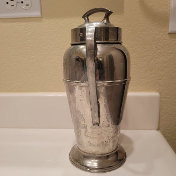 Empress Ware Vintage Nickel Silver Martini Cocktail Shaker - Picture 2 of 8